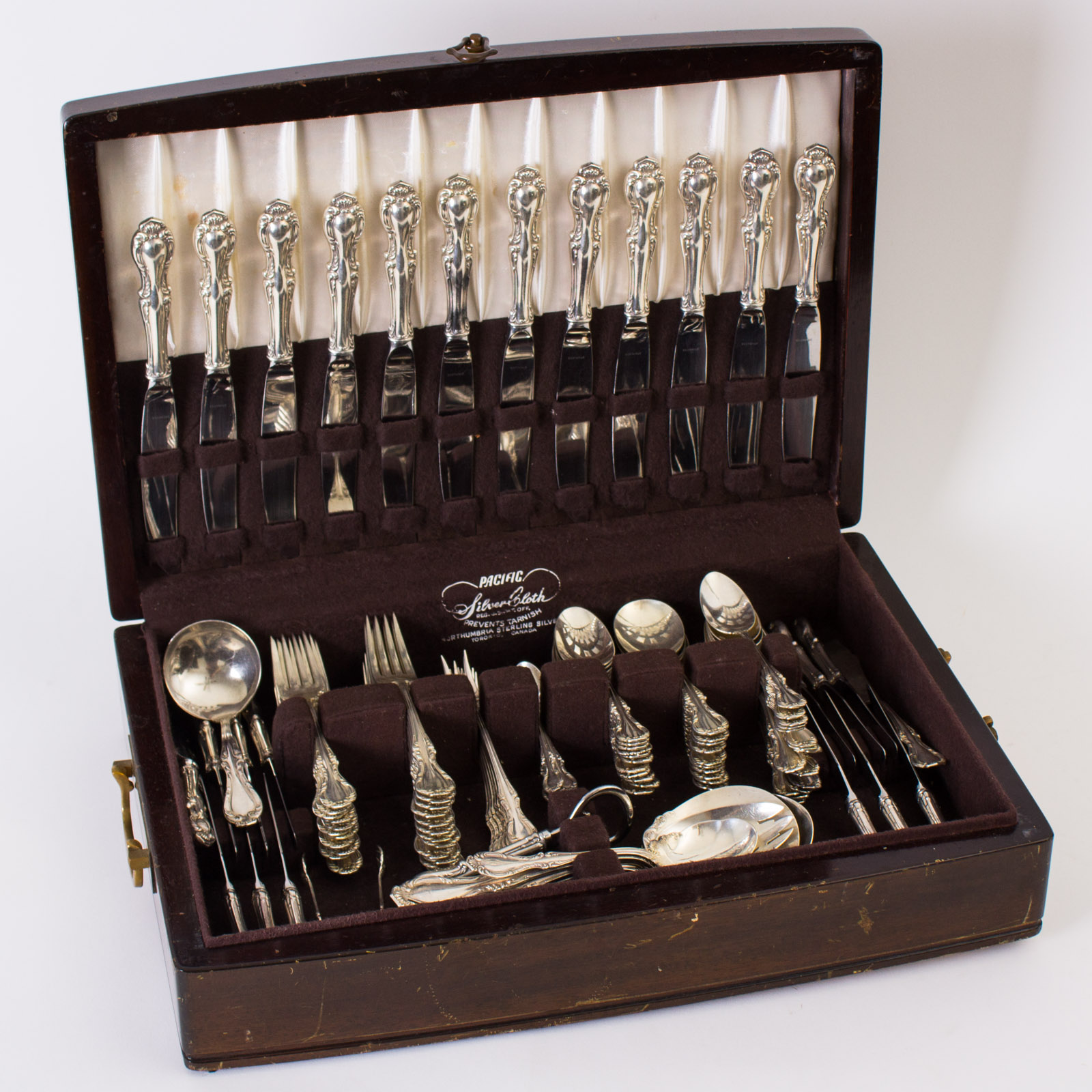Large Collection of Vintage Northumbria Sterling Silver Flatware
