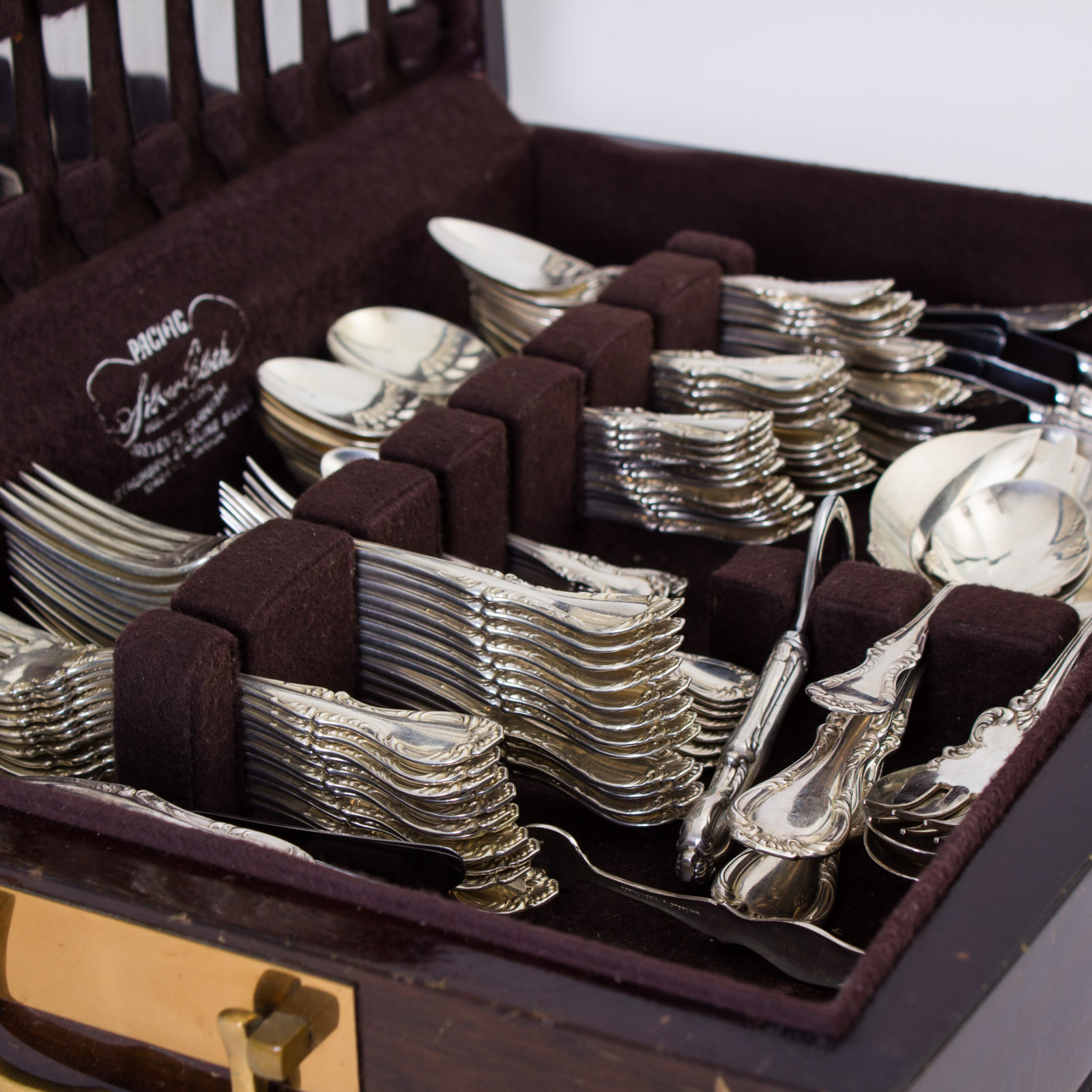 Large Collection of Vintage Northumbria Sterling Silver Flatware