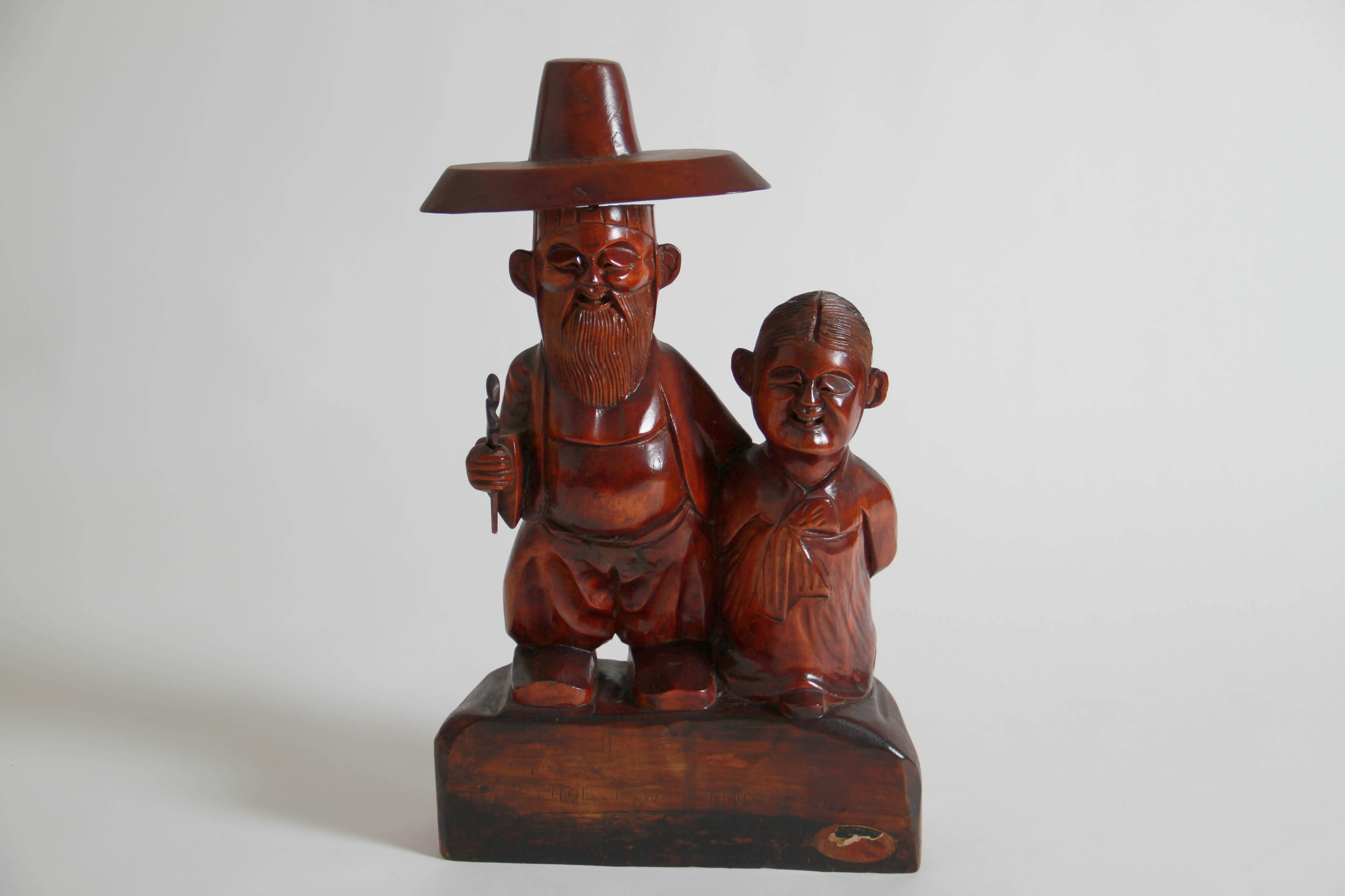 Hand Carved Korean Figures