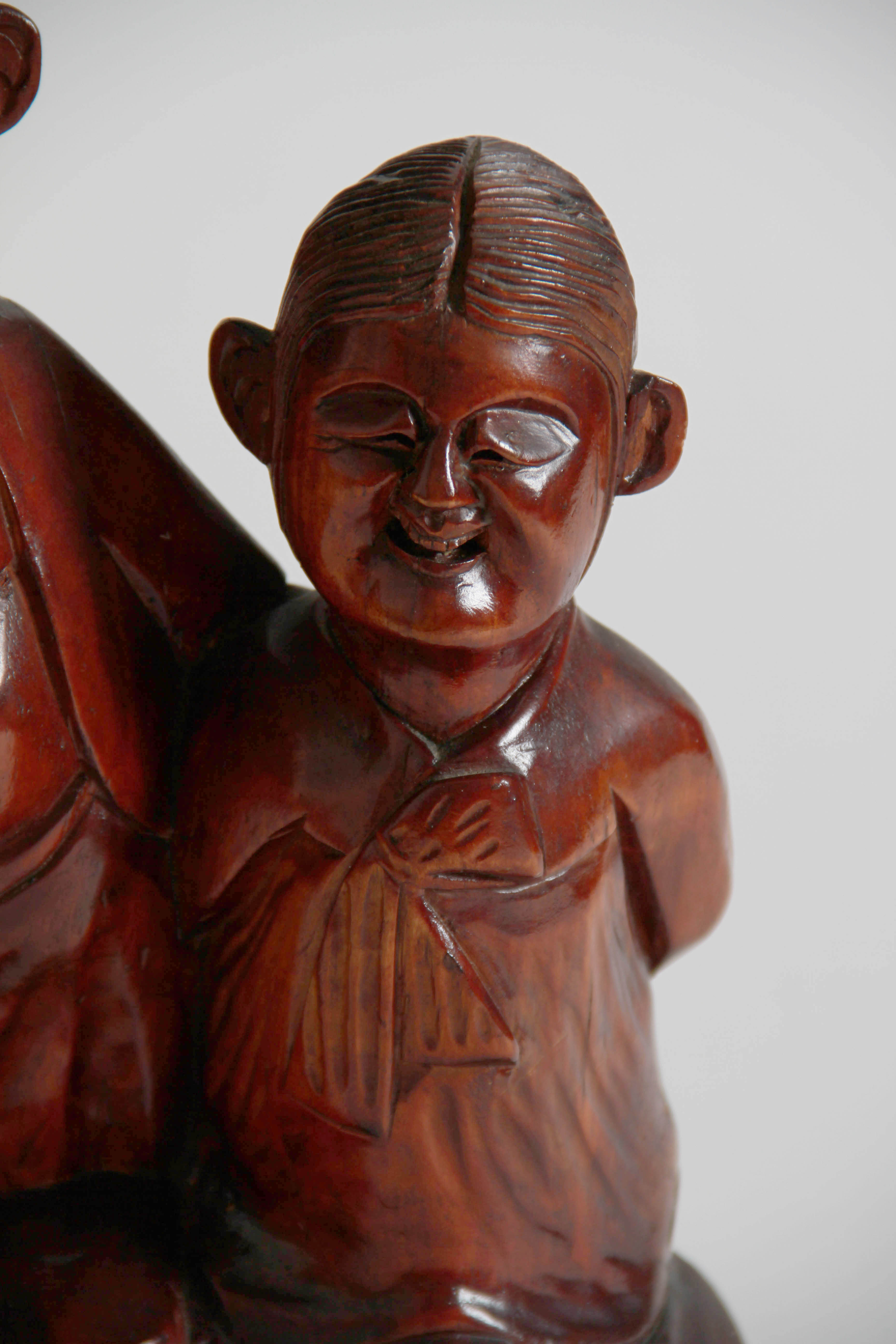 Hand Carved Korean Figures