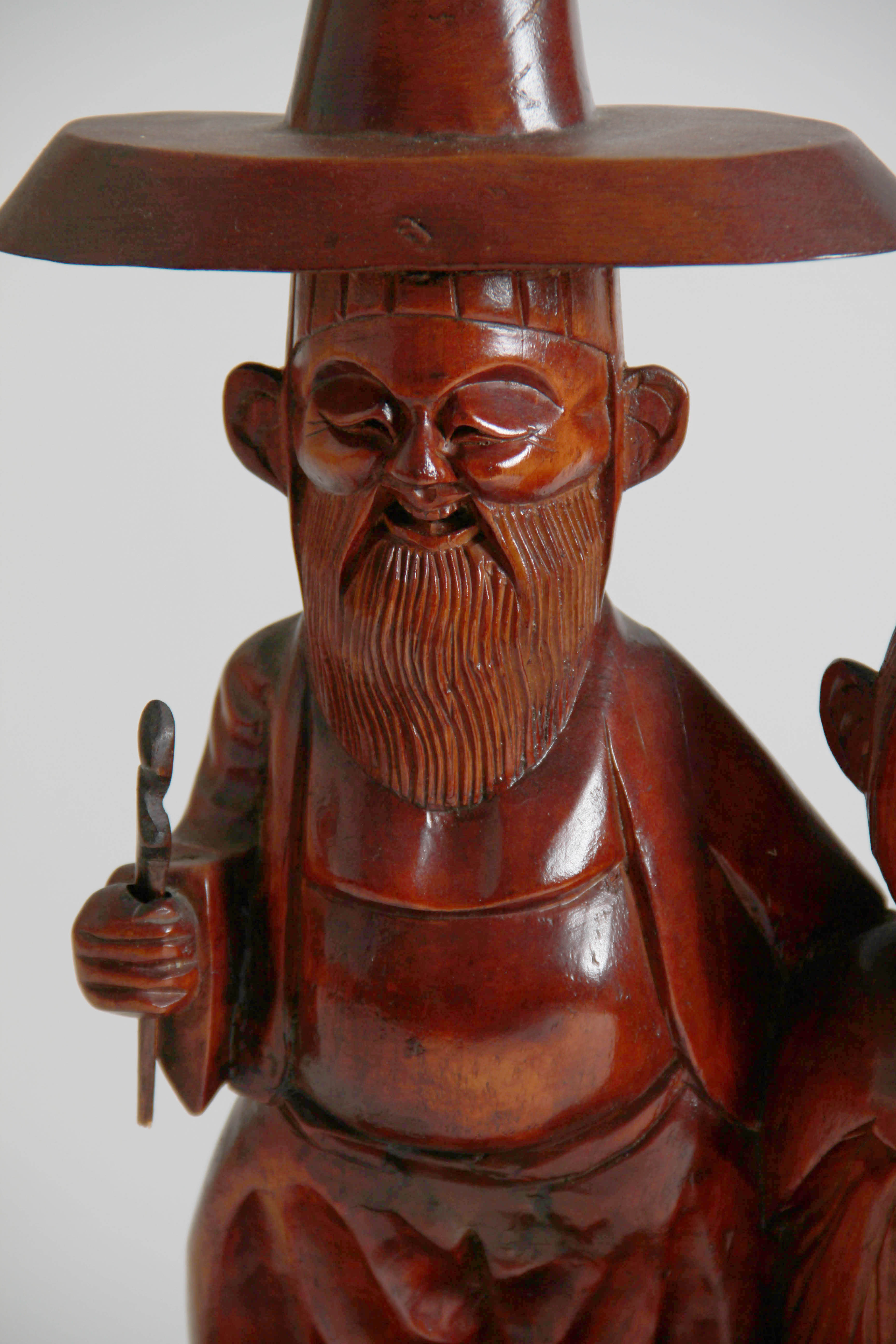 Hand Carved Korean Figures