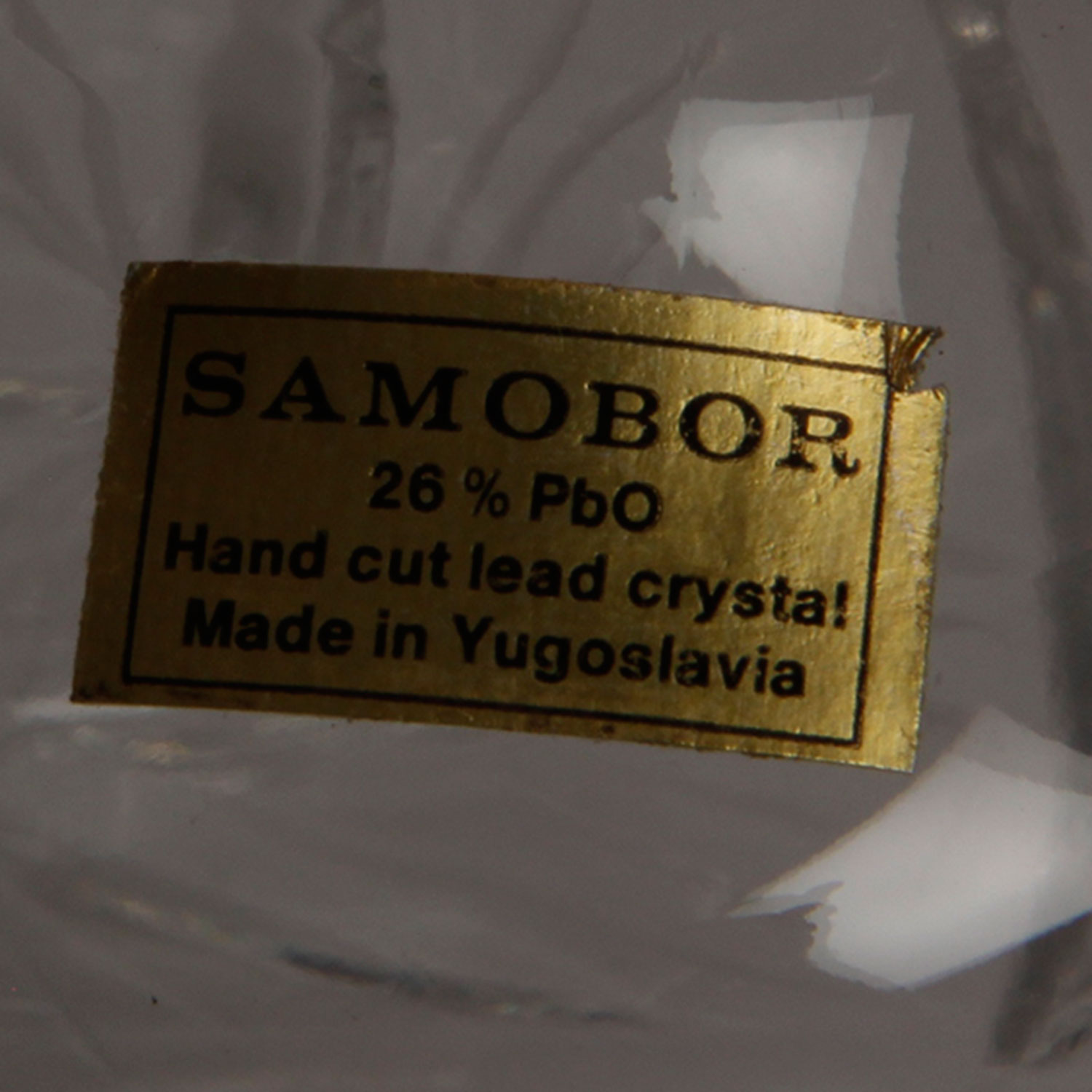 Samobor Hand Cut Lead Crystal Decanter