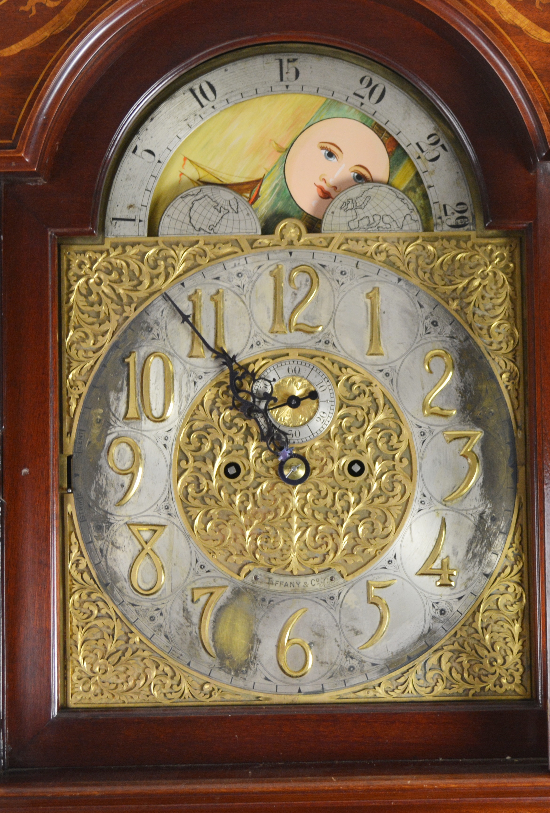 Tiffany & Co. Movement R.J. Horner Longcase Clock
