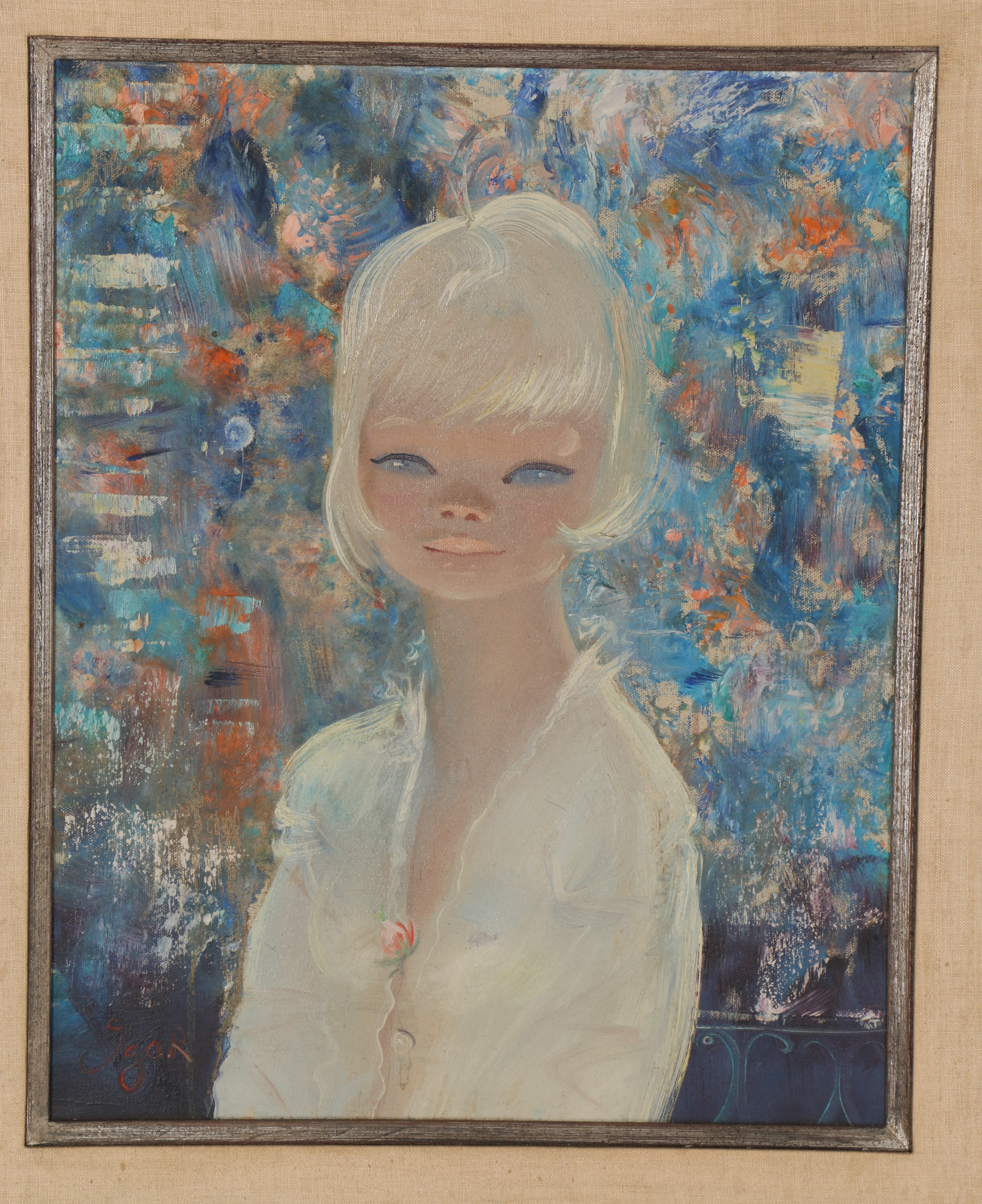 Igor Pantuhoff Signed Original Oil Portrait Painting