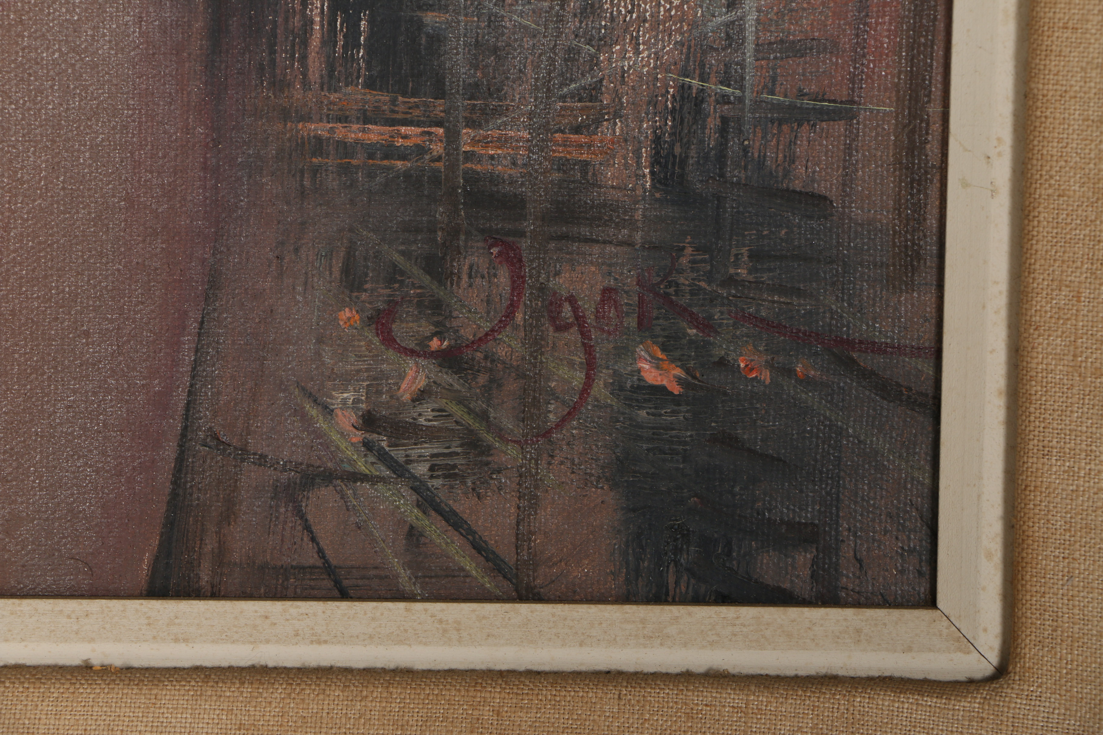 Igor Pantuhoff Signed Oil Painting on Canvas