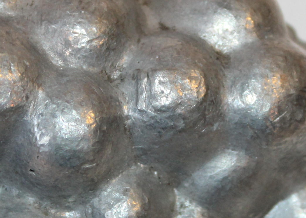 Vintage Pewter Ice Cream Molds in Fruit Motifs