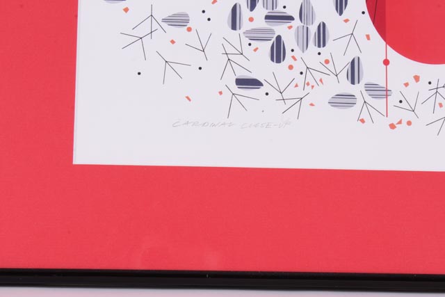 Charley Harper Signed Cardinal Offset Lithograph