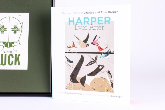Charley Harper Signed Limited Edition Small Serigraph and Book