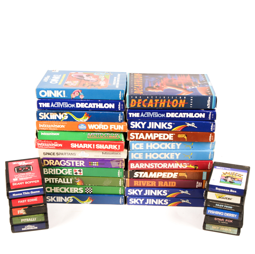 Thirty-Five Vintage Activision for Atari Games