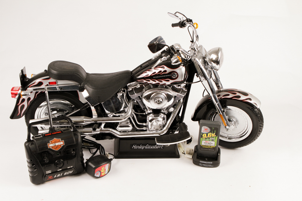 Harley davidson fat boy remote online control motorcycle