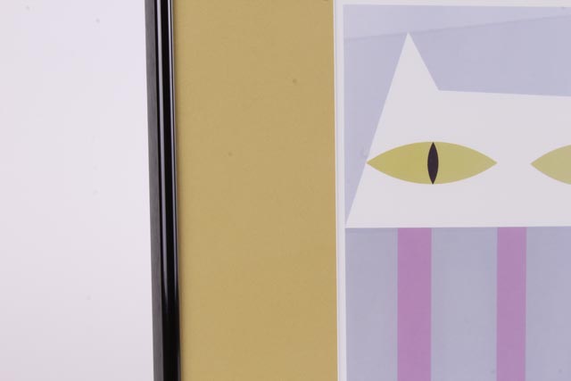 Edie Harper Signed Offset Lithograph "Cat In Hatbox"