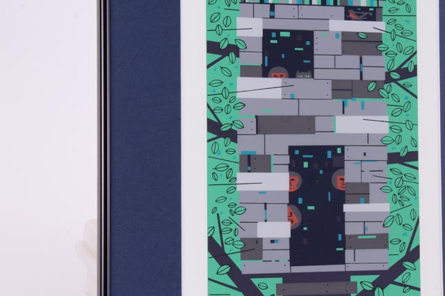 Edie Harper Limited Edition Signed Serigraph "Tree House"