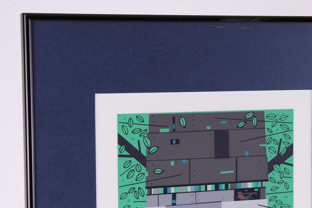 Edie Harper Limited Edition Signed Serigraph "Tree House"