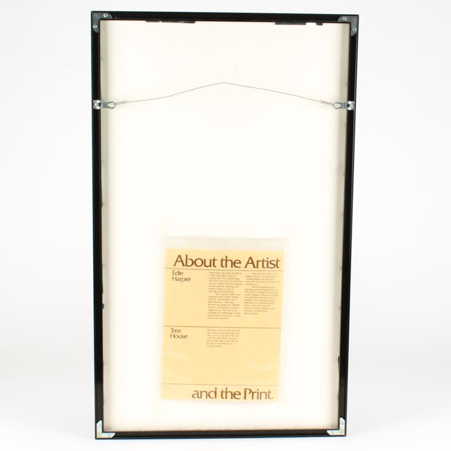 Edie Harper Limited Edition Signed Serigraph "Tree House"