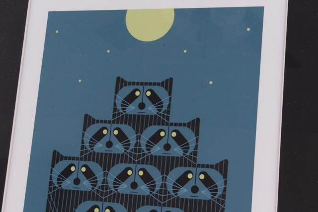 Charley Harper Signed Limited Edition Serigraph "Raccpack"