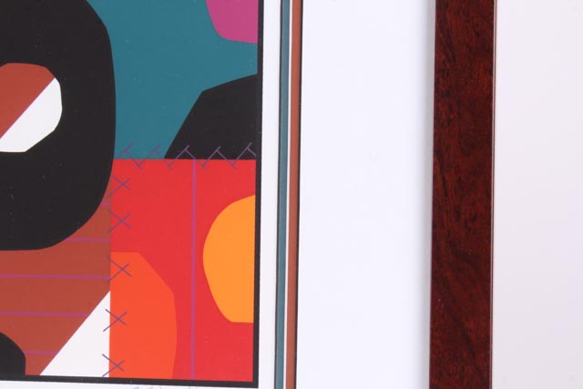 Edie Harper Limited Edition Serigraph "Crazy Quilt Crazy Cat"