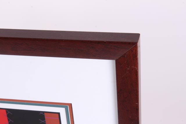 Edie Harper Limited Edition Serigraph "Crazy Quilt Crazy Cat"