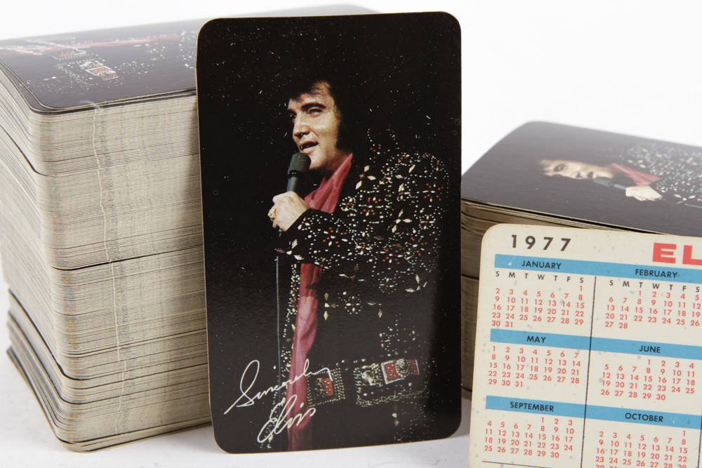 Elvis Presley 1977 RCA Records Pocket Calendars