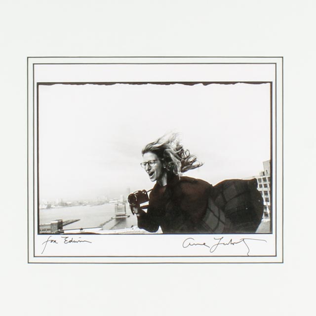 Autographed Photograph of Famed Photographer Annie Leibovitz