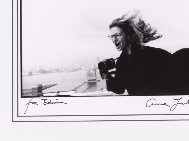 Autographed Photograph of Famed Photographer Annie Leibovitz