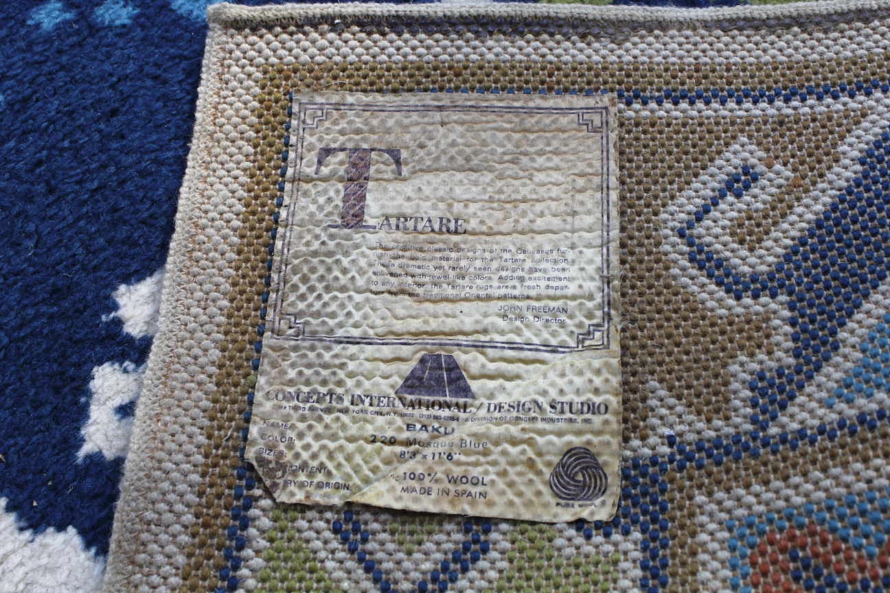 Tartare "Baku" Rug by Concepts International Design Studio