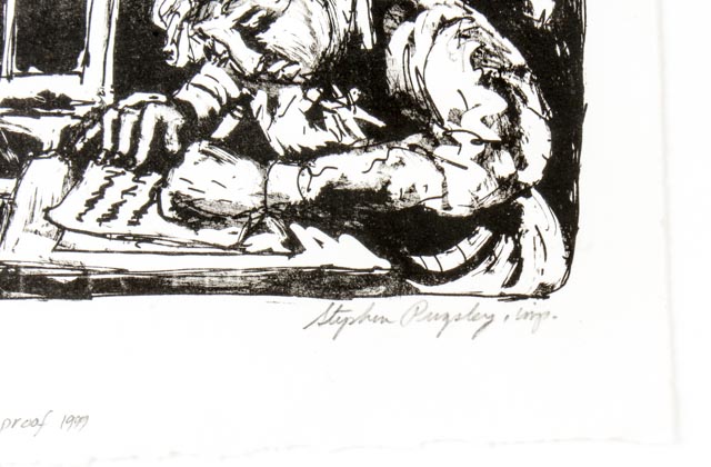 Signed Stephen Prezley Artist's Proof Lithograph