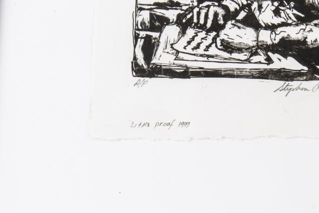 Signed Stephen Prezley Artist's Proof Lithograph