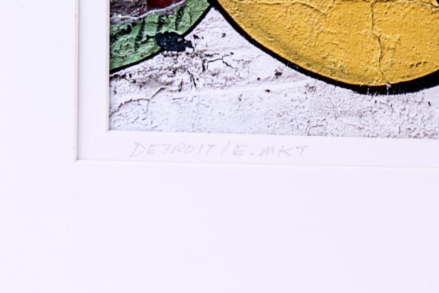 Rich Wood Limited Edition Signed Photograph "Detroit E. Market"