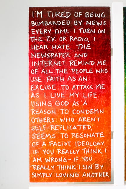 Original Jen Eastridge Mixed Media Painting "Tired"