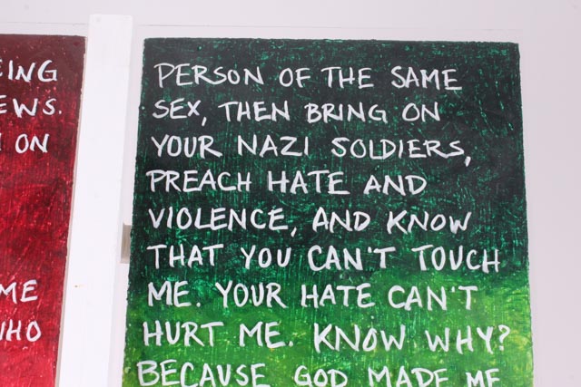 Original Jen Eastridge Mixed Media Painting "Tired"