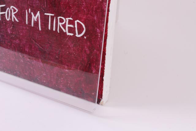 Original Jen Eastridge Mixed Media Painting "Tired"