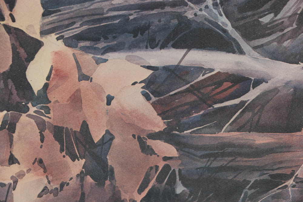 Irving Shapiro Signed Limited Edition Serigraph "Autumn Leaves"