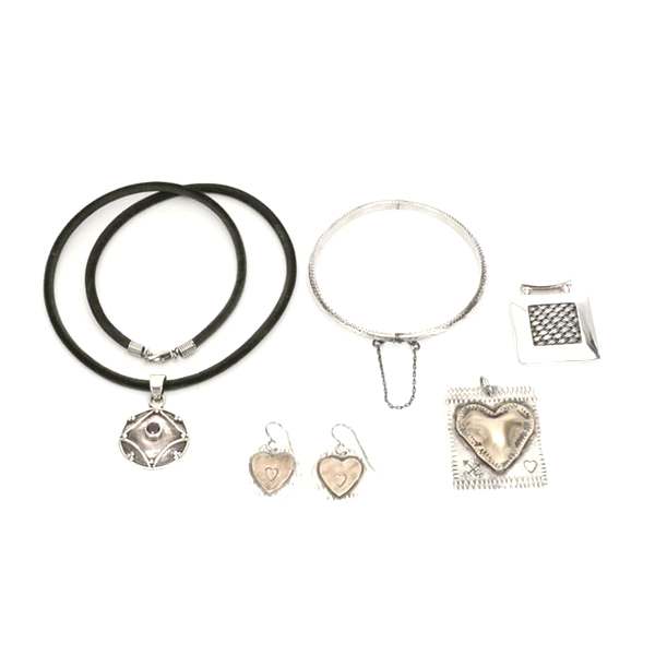 Assortment of Stamped Sterling Jewelry Including Comstock