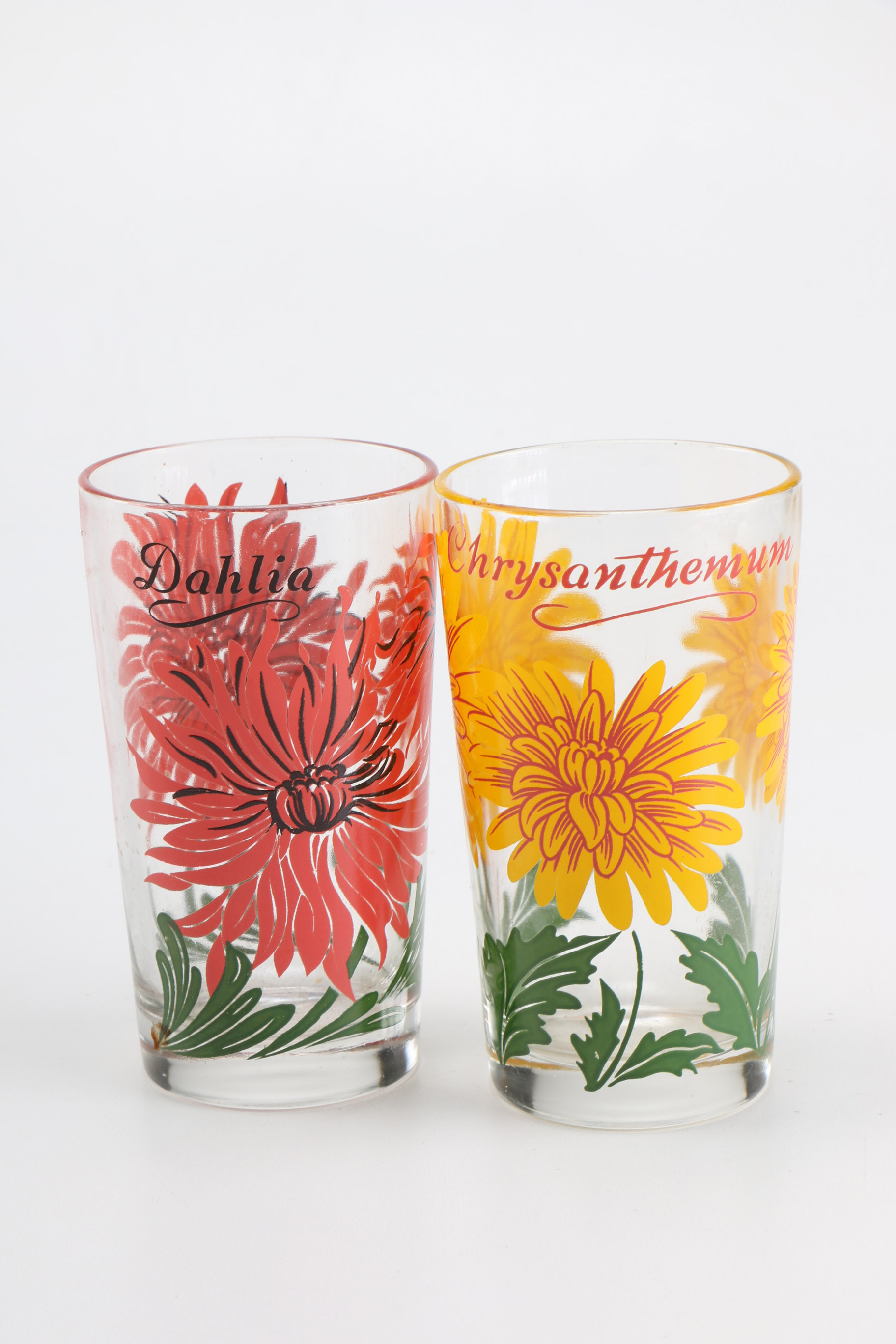 Set of Vintage Boscul Peanut Butter Glasses