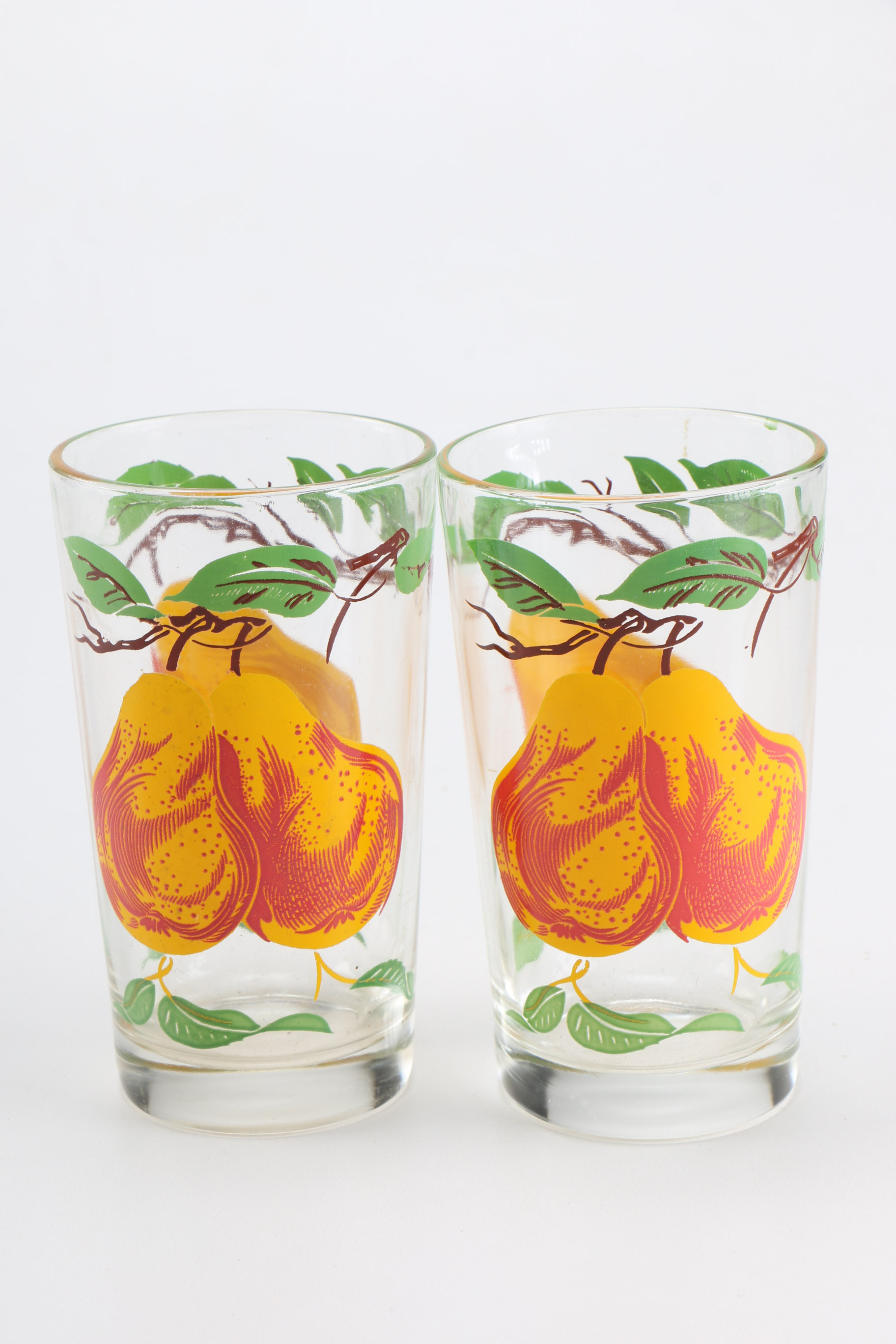 Set of Vintage Boscul Peanut Butter Glasses