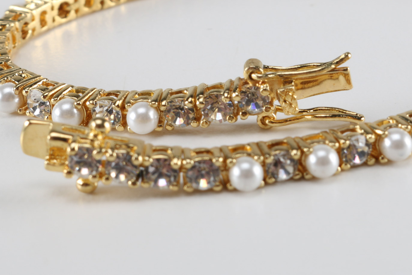 Pair of Joan Rivers Costume Tennis Bracelets