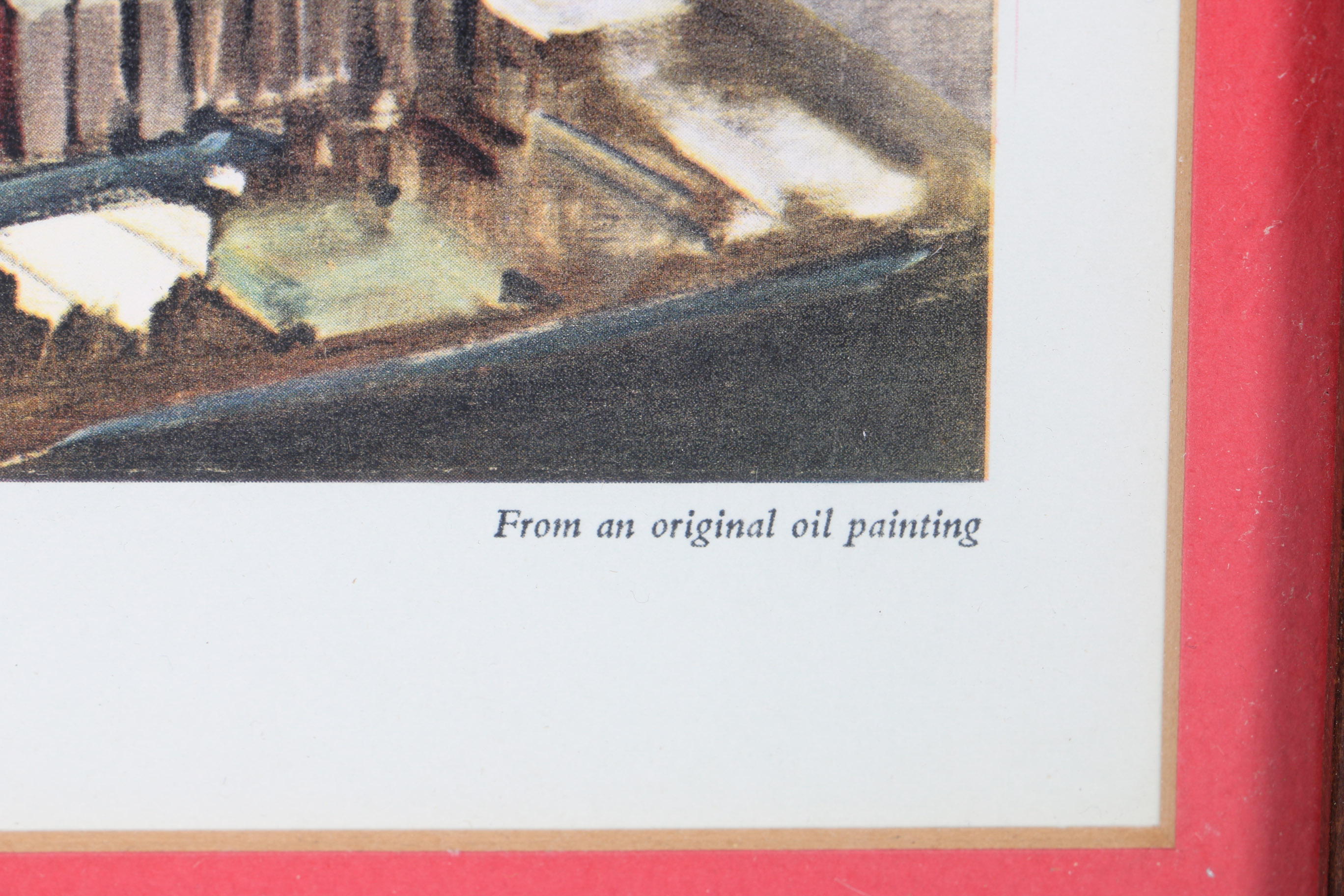 Terence Cuneo Offset Lithograph "The Underwriting Room at Lloyd's"