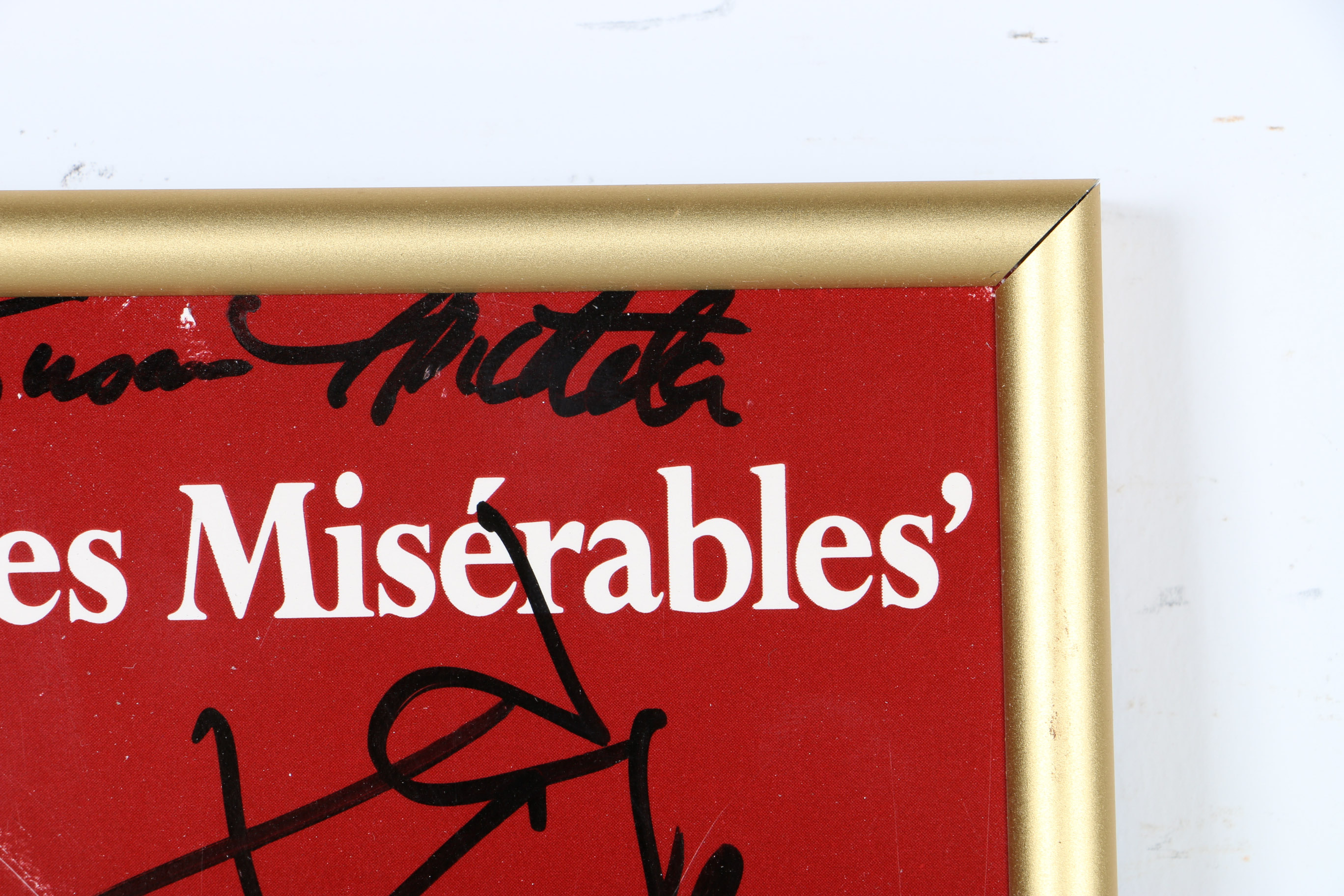 1992 Cast Signed "Miss Saigon" First National Tour Poster