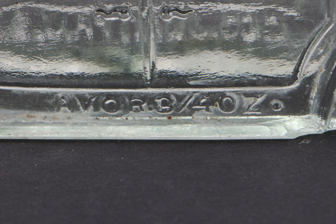 Six Clear Glass Novelty Candy Bottles