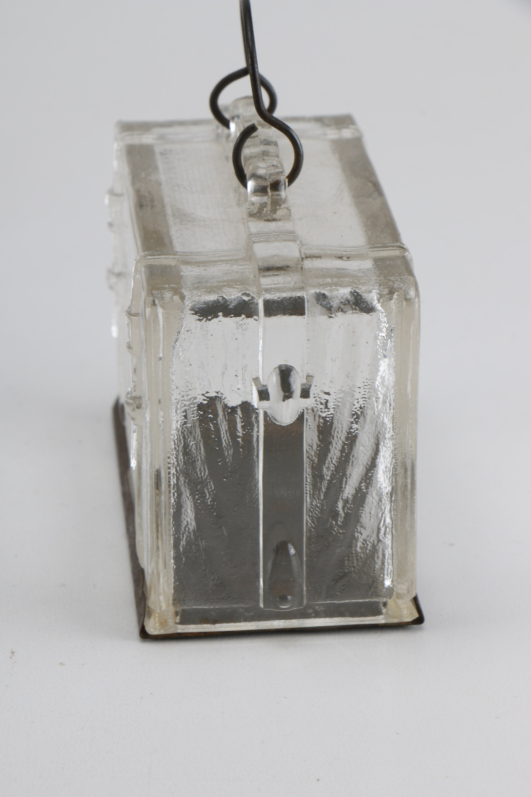 Six Clear Glass Novelty Candy Bottles