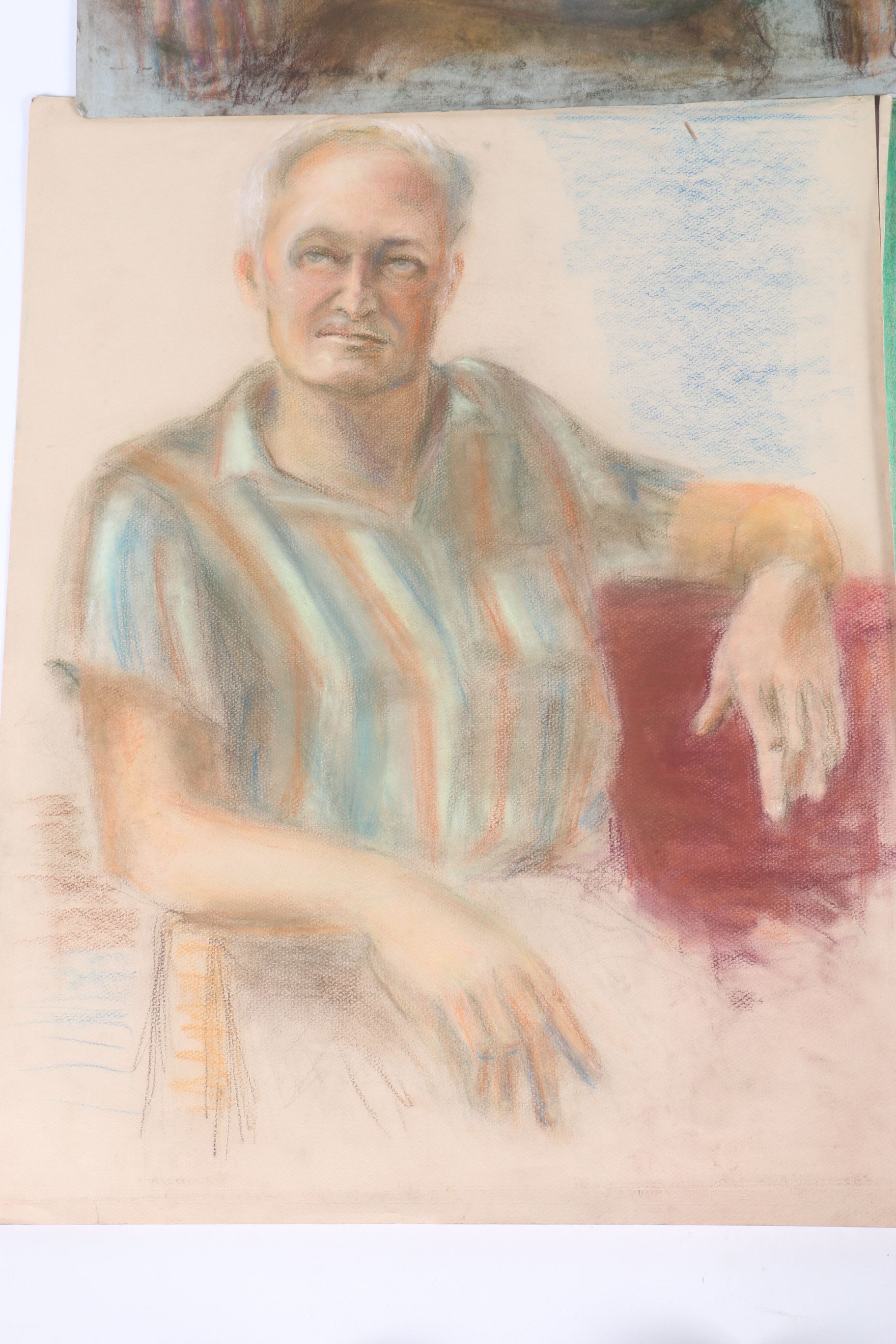 Assortment of Chalk Pastel Portraits