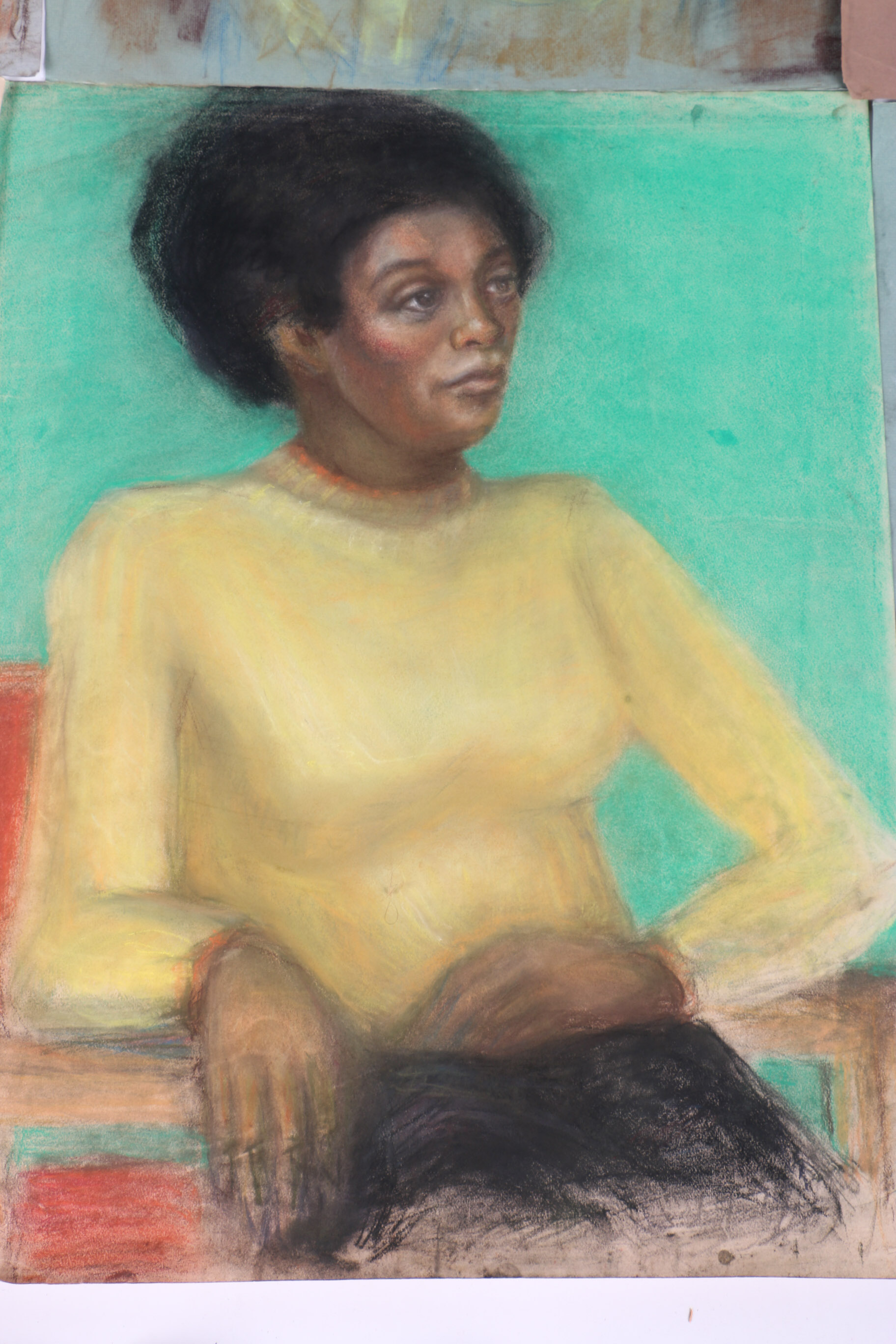 Assortment of Chalk Pastel Portraits