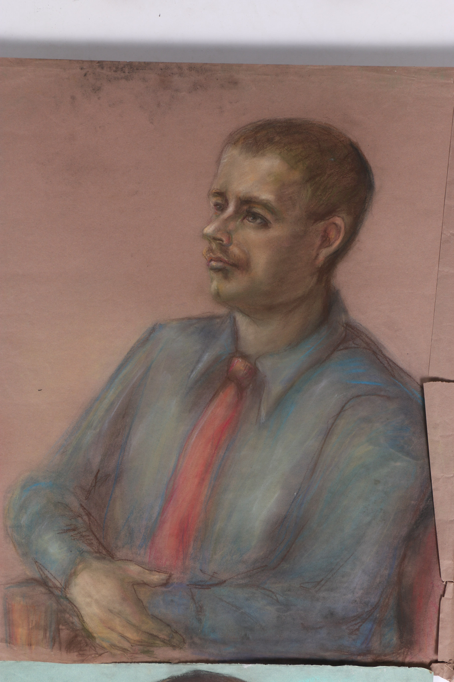 Assortment of Chalk Pastel Portraits