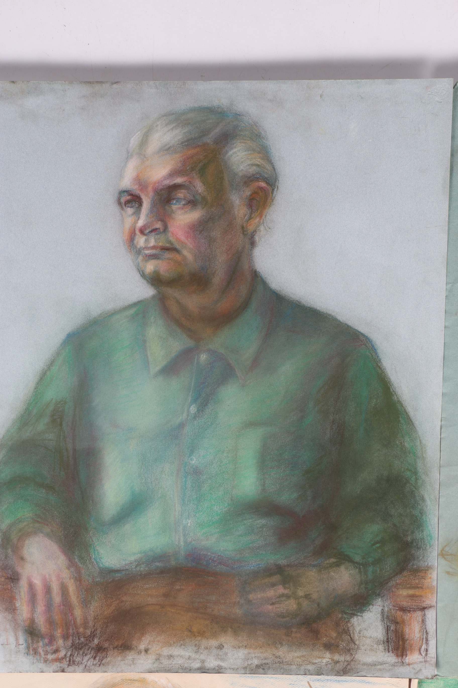 Assortment of Chalk Pastel Portraits