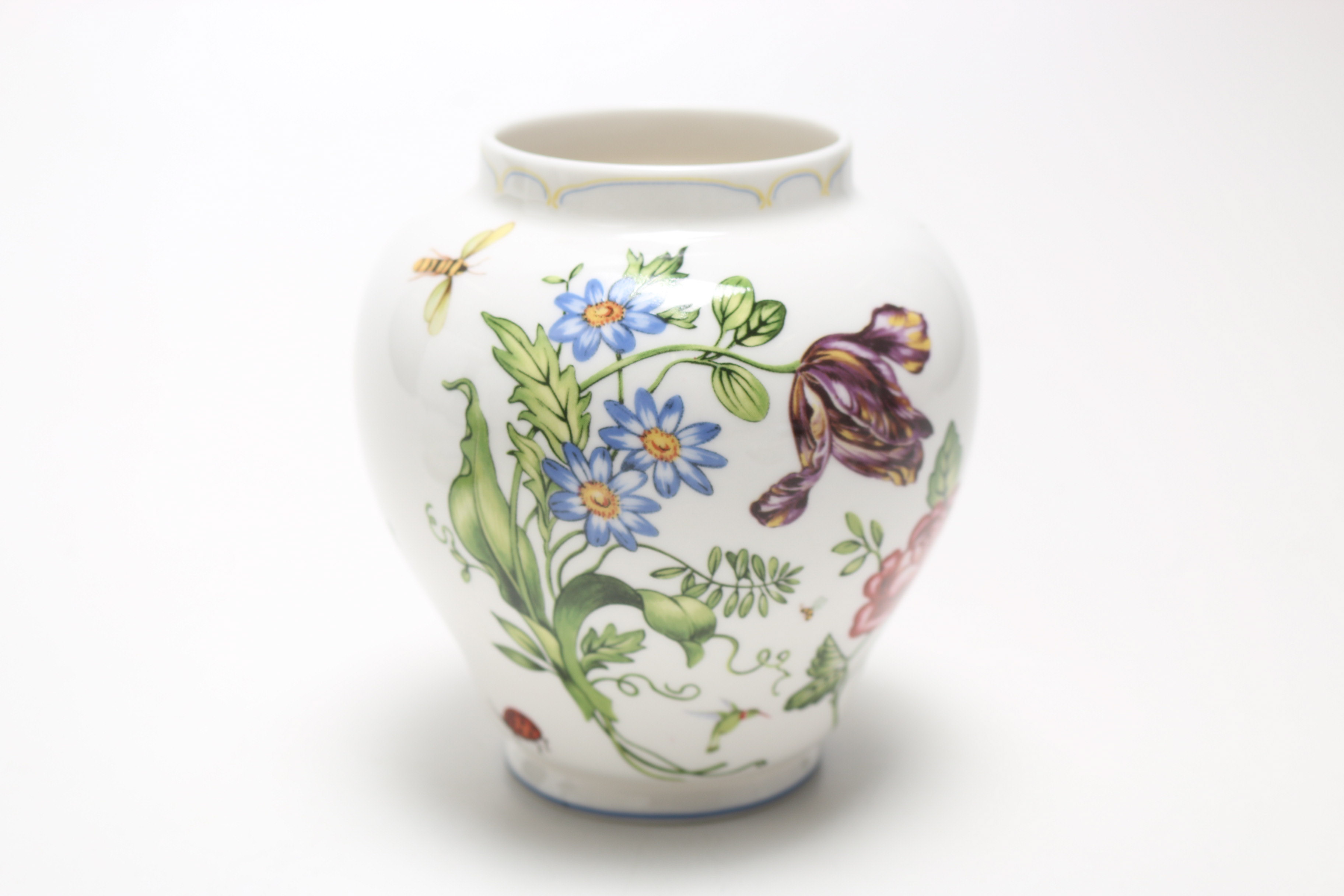 Assortment of Home Decor and Floral Vase