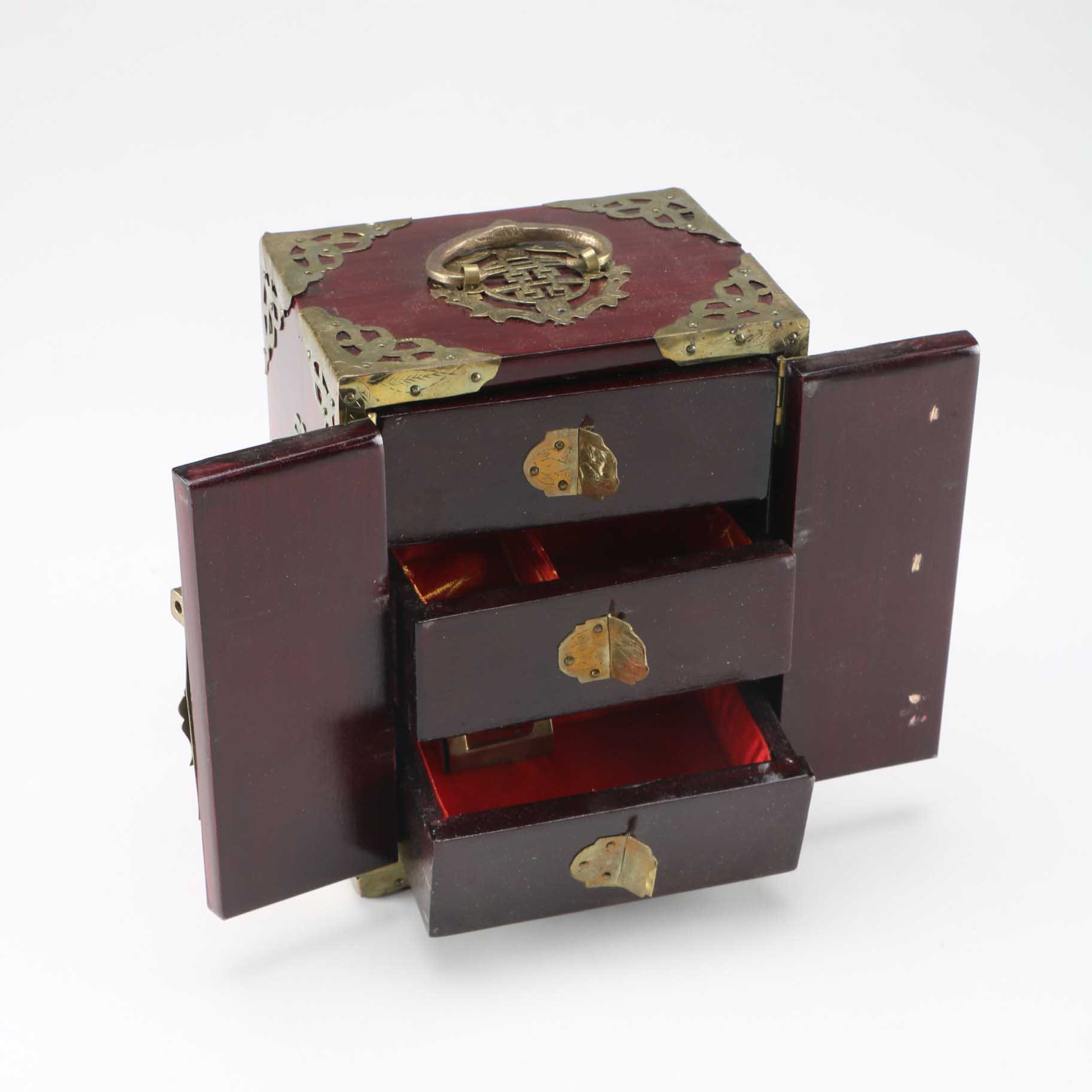 Chinese Wooden Jewelry Box