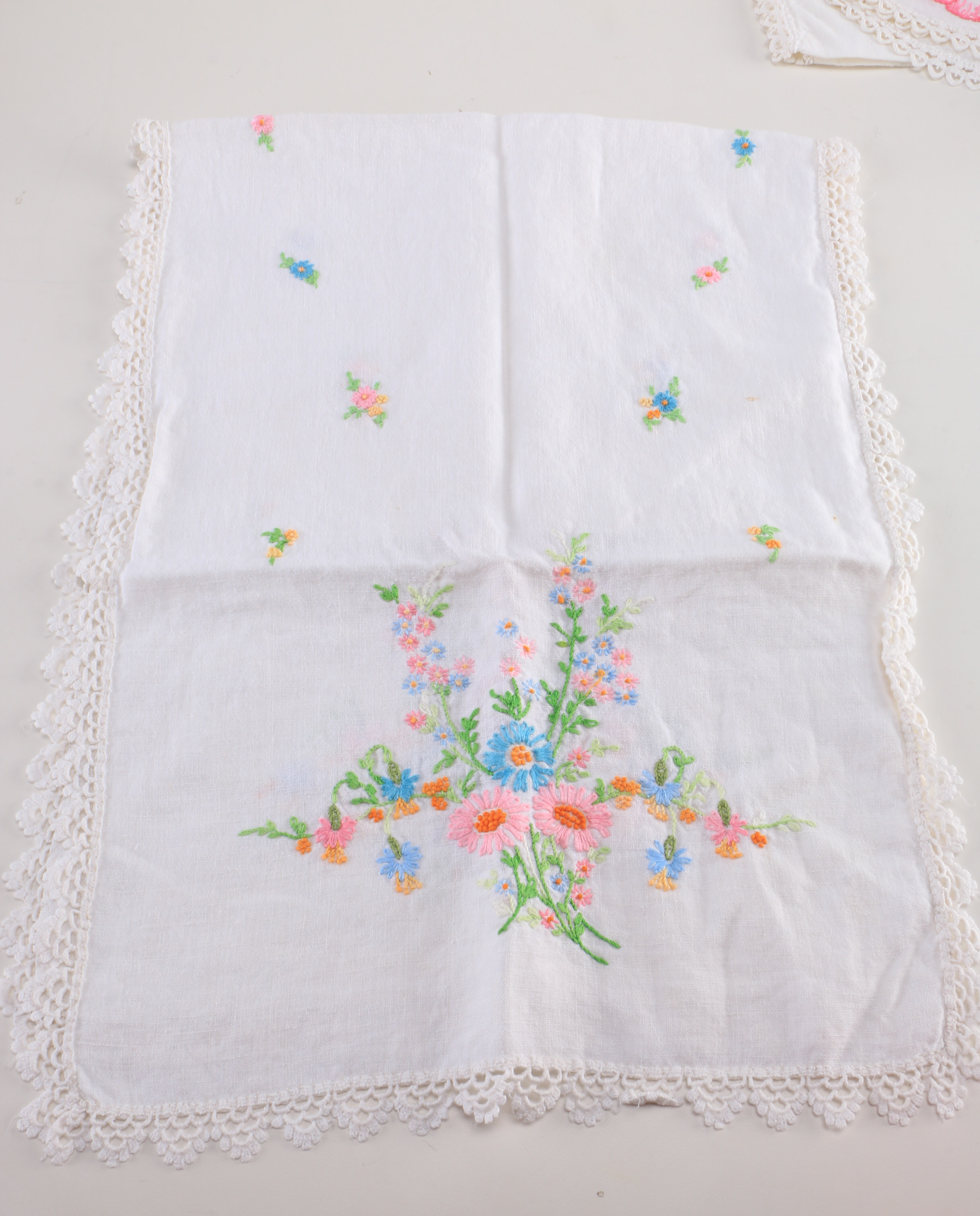 Vintage Baby Clothes, Curtains and Tablecloths