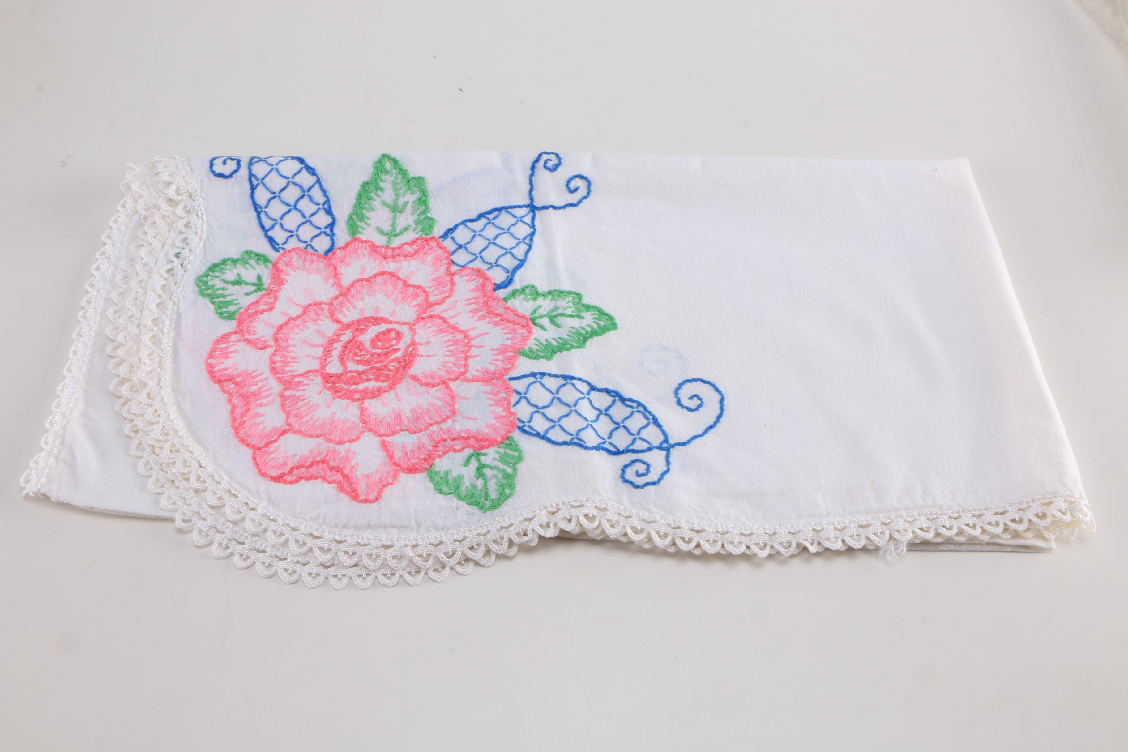 Vintage Baby Clothes, Curtains and Tablecloths