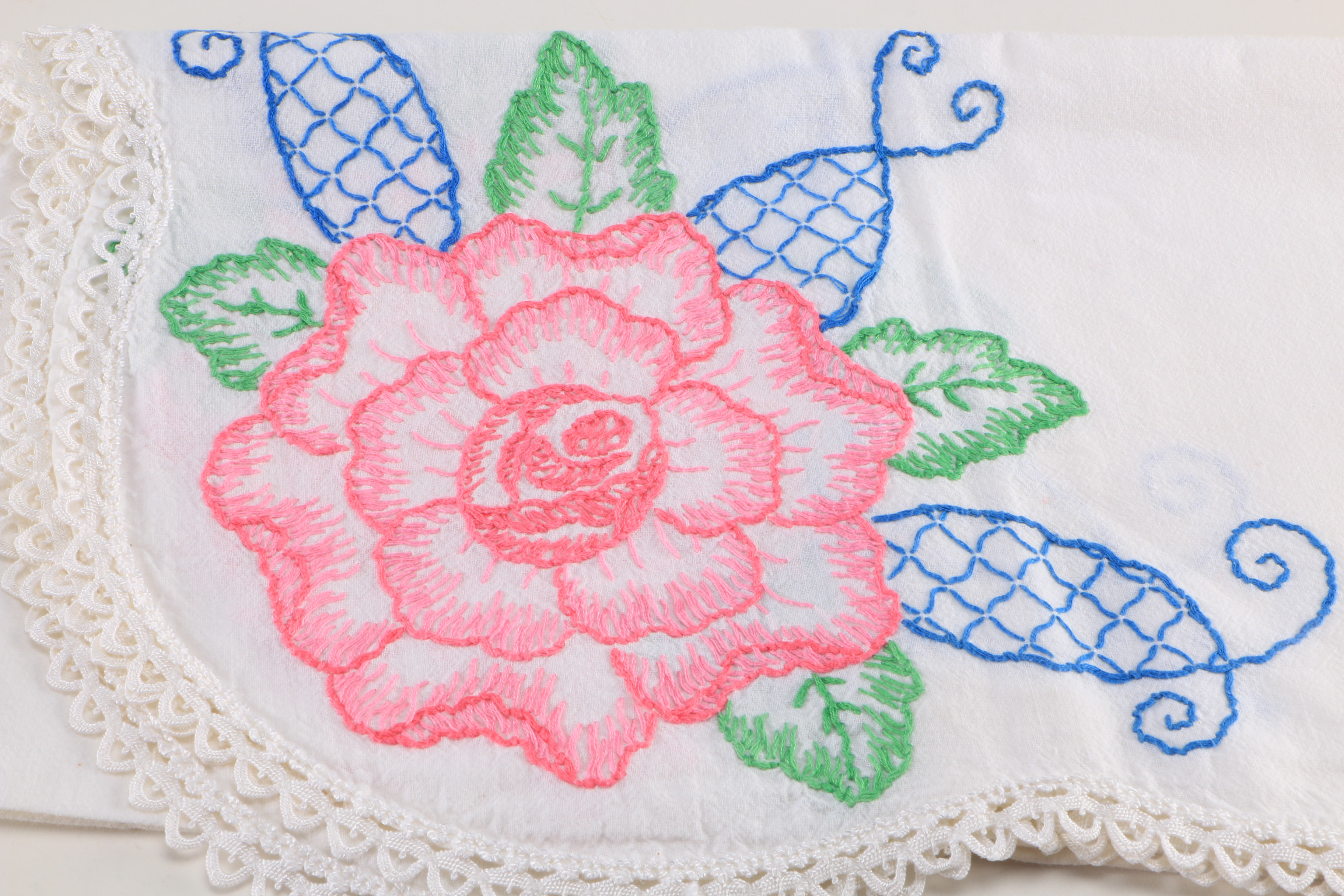 Vintage Baby Clothes, Curtains and Tablecloths