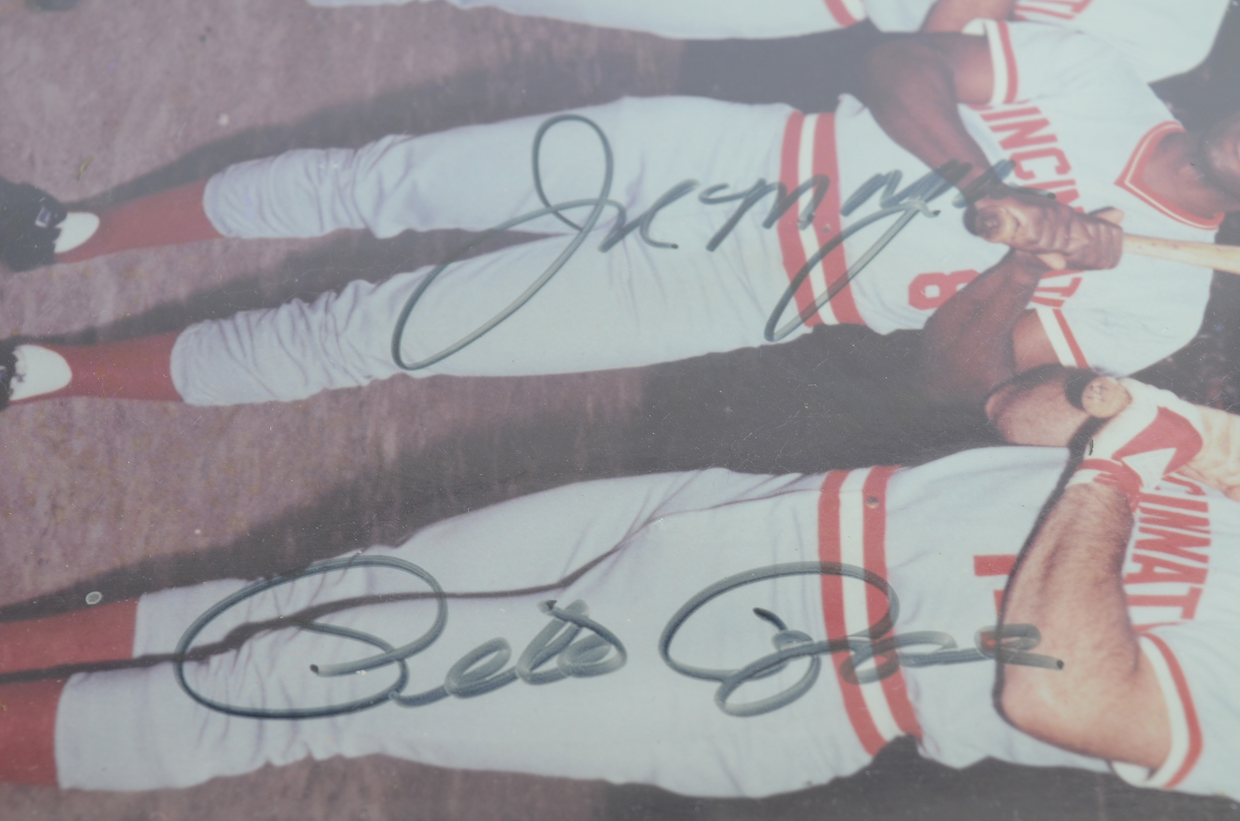 Perez, Bench, Morgan and Rose Signed Photo